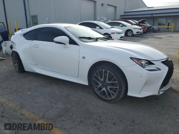 2015 Lexus RC 350 F Sport with VIN JTHHE5BC2F5005400, listed as a Copart auction lot 45763205 with 121,172 mi miles and Non Repairable. Bid and sale history available at DreamBid. Image 4.
