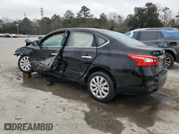2018 Nissan Sentra S with VIN 3N1AB7AP4JY313730, listed as a Copart auction lot 44554575 with 186,111 mi miles and Salvage Title. Bid and sale history available at carsss.com. Image 2.