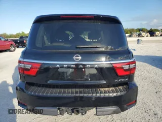 2023 Nissan Armada Platinum with VIN JN8AY2DA4P9404361, listed as a Copart auction lot 80467804 with 8,026 mi miles and Salvage Title. Bid and sale history available at carsss.com. Image 5.