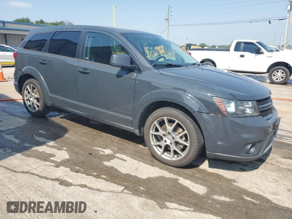2017 Dodge Journey GT with VIN 3C4PDCEG3HT625758, listed as a Copart auction lot 62083695 with 128,439 mi miles and Salvage title. Bid and sale history available at DreamBid. Image 4.