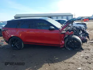2022 Land Rover Range Rover Velar R-Dynamic S with VIN SALYT2EX1NA343938, listed as a IAAI auction lot 41492043 with 17,500 mi miles and . Bid and sale history available at DreamBid. Image 12.