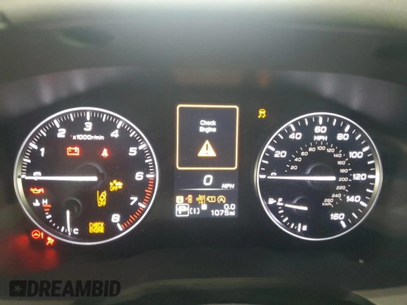 2025 Subaru Forester Premium with VIN JF2SLDDC3SH523661, listed as a Copart auction lot 57721475 with 1,075 mi miles and Salvage title. Bid and sale history available at DreamBid. Image 9.