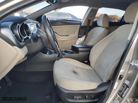 2014 Kia Optima LX with VIN 5XXGM4A76EG328003, listed as a Copart auction lot 47442655 with 172,088 mi miles and Salvage Title. Bid and sale history available at carsss.com. Image 7.