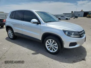2014 Volkswagen Tiguan SE with VIN WVGAV3AX3EW590861, listed as a Copart auction lot 58517535 with 68,481 mi miles and Salvage title. Bid and sale history available at DreamBid. Image 4.