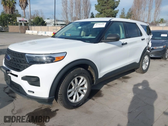 2021 Ford Explorer with VIN 1FMSK8BH8MGA44034, listed as a IAAI auction lot 41701440 with 56,240 mi miles. Bid and sale history available at carsss.com. Image 18.