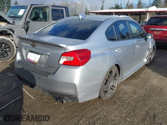 2017 Subaru WRX Limited with VIN JF1VA1N6XH8814620, listed as a IAAI auction lot 41357591 with 93,060 mi miles. Bid and sale history available at carsss.com. Image 4.