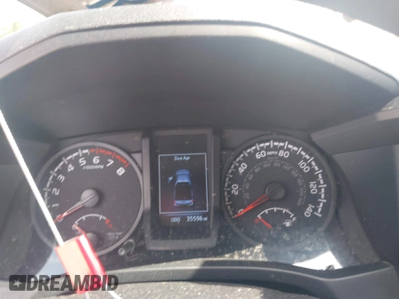 2022 Toyota Tacoma SR with VIN 3TYRX5GN2NT052675, listed as a IAAI auction lot 42478078 with 35,596 mi miles and . Bid and sale history available at DreamBid. Image 7.