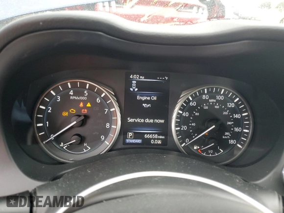 2019 Infiniti Q50 3.0t LUXE with VIN JN1EV7AP9KM515945, listed as a Copart auction lot 43646065 with 66,658 mi miles and Salvage Title. Bid and sale history available at carsss.com. Image 9.