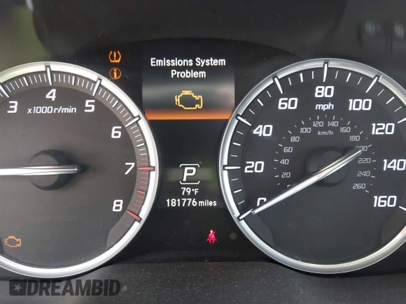 2016 Acura MDX with VIN 5FRYD3H27GB001252, listed as a IAAI auction lot 41799063 with 181,776 mi miles and . Bid and sale history available at carsss.com. Image 7.