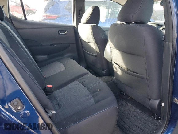 2018 Nissan LEAF SL with VIN 1N4AZ1CP5JC315777, listed as a Copart auction lot 89025735 with 26,836 mi miles and Salvage Title. Bid and sale history available at DreamBid. Image 10.