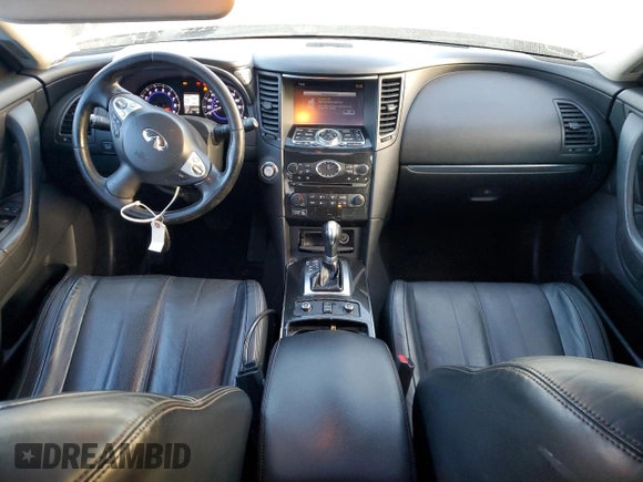 2014 Infiniti QX70 with VIN JN8CS1MW2EM413392, listed as a Copart auction lot 42974095 with 192,020 mi miles and Salvage Title. Bid and sale history available at carsss.com. Image 8.