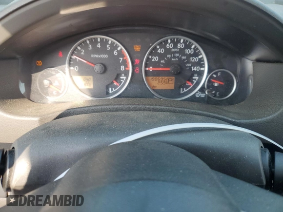 2010 Nissan Pathfinder SE with VIN 5N1AR1NB3AC623361, listed as a Copart auction lot 59786565 with 190,695 mi miles and Salvage title. Bid and sale history available at DreamBid. Image 9.