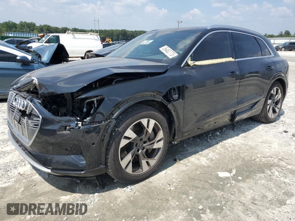 2022 Audi e-tron Premium Plus with VIN WA1LAAGE0NB028405, listed as a Copart auction lot 56482773 with 16,036 mi miles. Bid and sale history available at carsss.com. Image 1.
