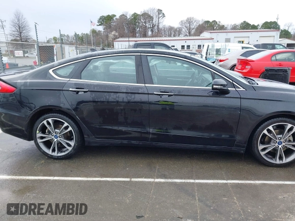 2019 Ford Fusion Titanium with VIN 3FA6P0K93KR243148, listed as a IAAI auction lot 41757469 with 78,859 mi miles. Bid and sale history available at carsss.com. Image 13.