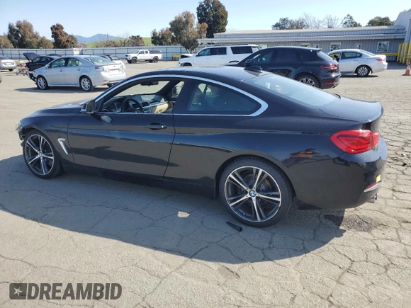 2018 BMW 4 Series 430i with VIN WBA4W3C57JAE64861, listed as a Copart auction lot 49739115 with 115,188 mi miles and Salvage Title. Bid and sale history available at DreamBid. Image 2.