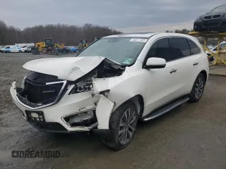 2016 Acura MDX w/Tech with VIN 5FRYD4H44GB054448, listed as a Copart auction lot 46647595 with 97,782 mi miles and Salvage Title. Bid and sale history available at carsss.com. Image 1.
