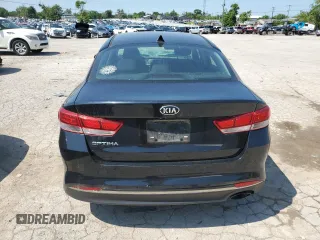 2017 Kia Optima LX with VIN 5XXGT4L36HG123511, listed as a Copart auction lot 58743865 with 120,039 mi miles and Salvage title. Bid and sale history available at DreamBid. Image 6.