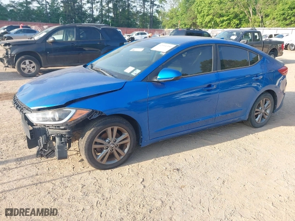2017 Hyundai Elantra SE with VIN 5NPD84LF7HH014350, listed as a IAAI auction lot 42044390 with 149,926 mi miles. Bid and sale history available at carsss.com. Image 2.