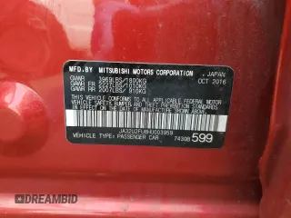 2017 Mitsubishi Lancer ES with VIN JA32U2FU8HU003959, listed as a Copart auction lot 54561025 with 82,397 mi miles and Salvage Title. Bid and sale history available at DreamBid. Image 12.