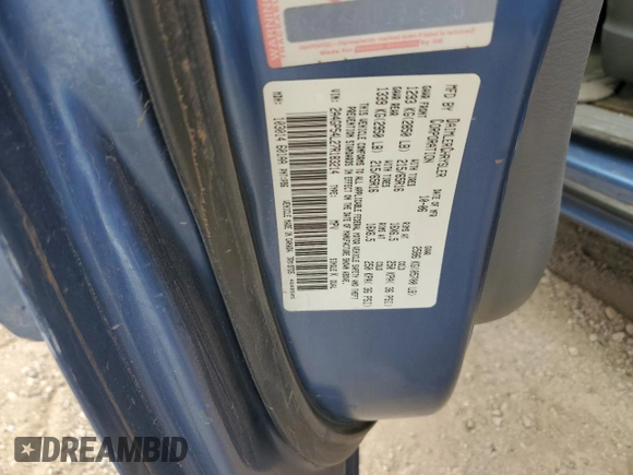 2007 Chrysler Town & Country Touring z VIN 2A4GP54L27R183214, wystawiony jako Copart lot #53818285 z przebiegiem Nie podano mil oraz Szkoda całkowita • Salvage title. Historia ofert i sprzedaży dostępna na DreamBid. Obrazek 14.