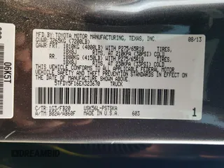 2014 Toyota Tundra SR5 z VIN 5TFDY5F16EX323670, wystawiony jako Copart lot #59953165 z przebiegiem 75 117 mil mil oraz Szkoda całkowita • Salvage title. Historia ofert i sprzedaży dostępna na DreamBid. Obrazek 12.