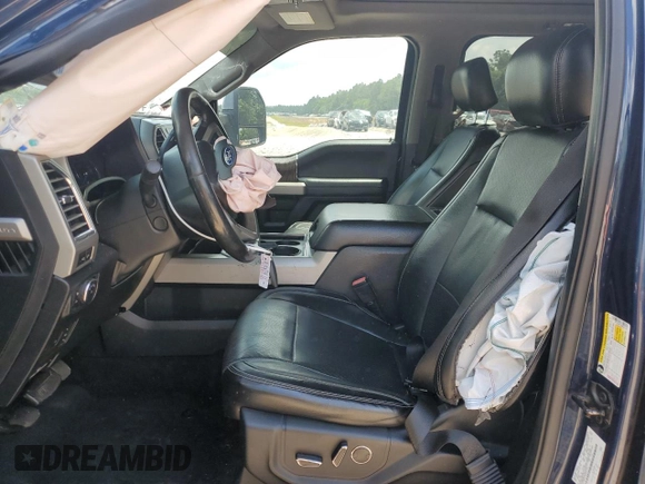 2017 Ford F-250 Lariat with VIN 1FT7W2BTXHEF07132, listed as a Copart auction lot 55184555 with Not provided miles and Salvage title. Bid and sale history available at DreamBid. Image 7.