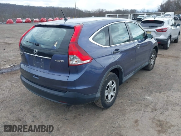 2013 Honda CR-V LX with VIN 2HKRM4H37DH654214, listed as a IAAI auction lot 41893022 with 98,515 mi miles and . Bid and sale history available at DreamBid. Image 4.