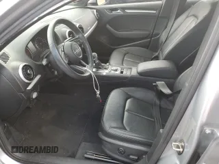 2017 Audi A3 Sedan Premium with VIN WAUB8GFF6H1073561, listed as a Copart auction lot 61051214 with 38,342 mi miles and Salvage Title. Bid and sale history available at carsss.com. Image 7.