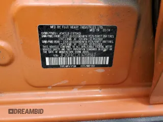 2014 Subaru Crosstrek Premium z VIN JF2GPACC2E9268557, wystawiony jako Copart lot #57182435 z przebiegiem 148 112 mil mil oraz Szkoda całkowita • Salvage title. Historia ofert i sprzedaży dostępna na DreamBid. Obrazek 12.
