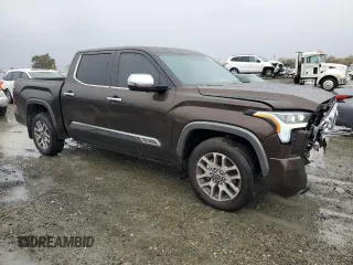 2022 Toyota Tundra 1794 Edition with VIN 5TFMA5DB5NX048356, listed as a Copart auction lot 81753004 with 17,077 mi miles and Salvage title. Bid and sale history available at DreamBid. Image 4.