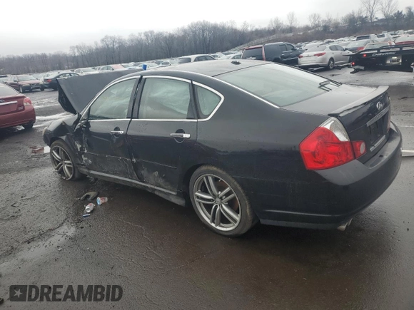 2007 Infiniti M45 Sport with VIN JNKBY01E67M402716, listed as a Copart auction lot 48189115 with 55,259 mi miles and Salvage Title. Bid and sale history available at carsss.com. Image 2.