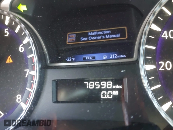 2020 Infiniti QX60 Luxe with VIN 5N1DL0MN6LC526033, listed as a IAAI auction lot 42367371 with 78,598 mi miles and . Bid and sale history available at DreamBid. Image 15.