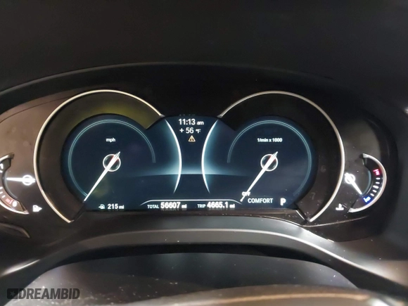 2018 BMW X3 xDrive30i with VIN 5UXTR9C52JLD65201, listed as a IAAI auction lot 40955046 with 56,607 mi miles. Bid and sale history available at carsss.com. Image 7.