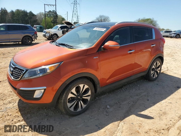 2011 Kia Sportage SX with VIN KNDPCCA62B7145299, listed as a Copart auction lot 50368085 with 118,345 mi miles and Clean Title. Bid and sale history available at carsss.com. Image 1.