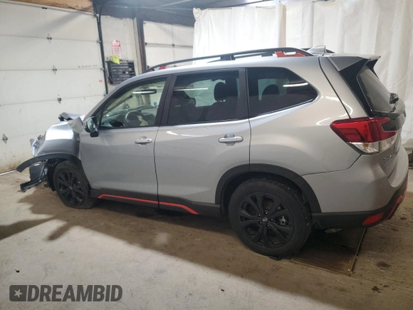 2022 Subaru Forester Sport with VIN JF2SKAJC2NH471997, listed as a Copart auction lot 53866285 with 0 mi miles and Salvage Title. Bid and sale history available at carsss.com. Image 2.