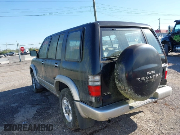 2000 Isuzu Trooper S with VIN JACDJ58X7Y7J06010, listed as a IAAI auction lot 42002763 with 165,285 mi miles and . Bid and sale history available at DreamBid. Image 3.