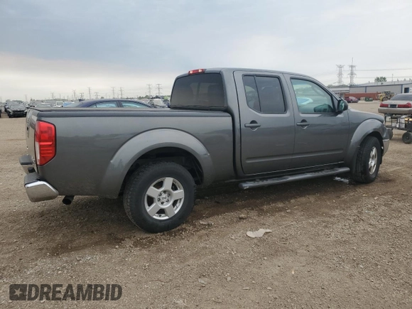 2008 Nissan Frontier LE with VIN 1N6AD09W28C407454, listed as a Copart auction lot 58741015 with 74,548 mi miles and Salvage title. Bid and sale history available at DreamBid. Image 3.