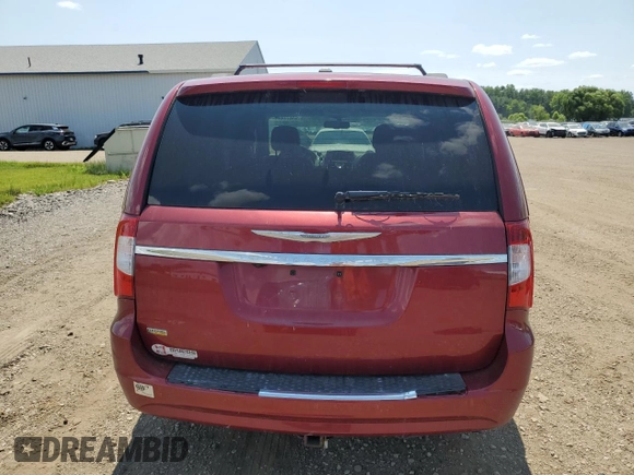 2016 Chrysler Town & Country Touring with VIN 2C4RC1BG9GR188046, listed as a Copart auction lot 64872494 with 84,645 mi miles and Salvage Title. Bid and sale history available at DreamBid. Image 6.