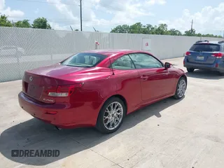 2010 Lexus IS 250 C with VIN JTHFF2C29A2503788, listed as a IAAI auction lot 42538421 with 192,209 mi miles and . Bid and sale history available at DreamBid. Image 4.