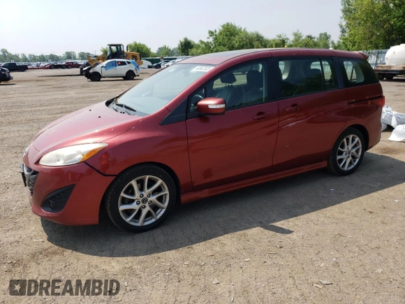 2014 Mazda 5 Grand Touring with VIN JM1CW2DL7E0168978, listed as a Copart auction lot 60662005 with 186,288 mi miles and Clean title. Bid and sale history available at DreamBid. Image 1.