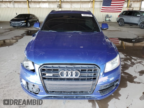 2016 Audi SQ5 with VIN WA1VCBFP9GA014751, listed as a Copart auction lot 48261565 with 98,970 mi miles and Salvage Title. Bid and sale history available at DreamBid. Image 5.