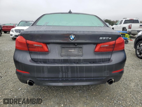 2019 BMW 5 Series 530e with VIN WBAJA9C51KB398689, listed as a Copart auction lot 45586425 with 61,866 mi miles and Salvage title. Bid and sale history available at DreamBid. Image 6.
