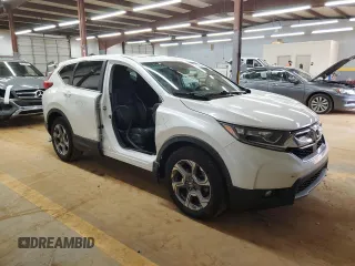 2017 Honda CR-V EX-L with VIN 2HKRW1H87HH507479, listed as a Copart auction lot 48202485 with 101,358 mi miles and Salvage Title. Bid and sale history available at carsss.com. Image 4.