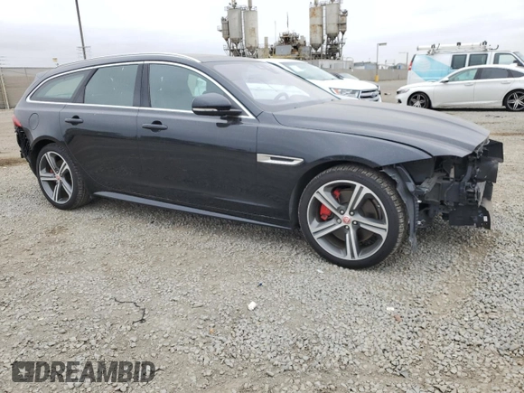 2018 Jaguar XF with VIN SAJBP2FV8JCY65089, listed as a Copart auction lot 53532265 with 39,312 mi miles and Salvage Title. Bid and sale history available at DreamBid. Image 4.