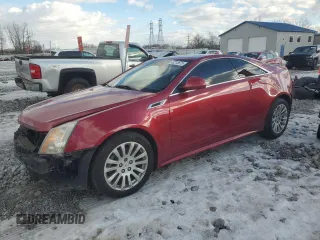 2013 Cadillac CTS Coupe Performance with VIN 1G6DL1E36D0111131, listed as a Copart auction lot 42218675 with 163,949 mi miles and Salvage Title. Bid and sale history available at carsss.com. Image 1.