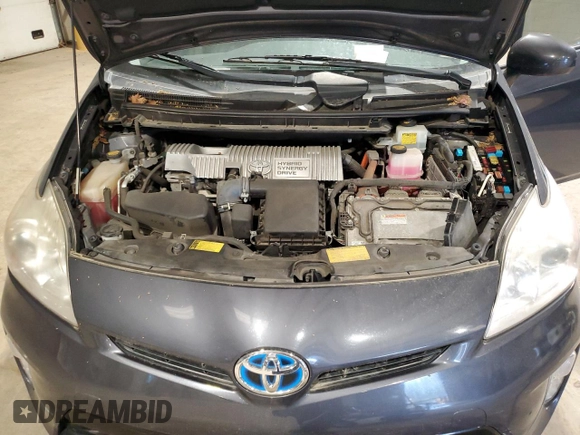 2012 Toyota Prius One with VIN JTDKN3DU9C1507597, listed as a Copart auction lot 54329345 with 127,491 mi miles and Salvage Title. Bid and sale history available at carsss.com. Image 11.