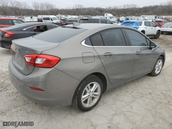2017 Chevrolet Cruze LT with VIN 1G1BH5SE9H7272386, listed as a Copart auction lot 42775255 with 128,137 mi miles and Salvage Title. Bid and sale history available at carsss.com. Image 3.
