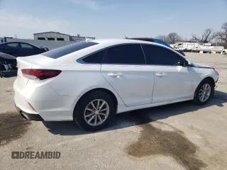 2019 Hyundai Sonata SE with VIN 5NPE24AF8KH817085, listed as a Copart auction lot 46851365 with 66,834 mi miles and Salvage Title. Bid and sale history available at DreamBid. Image 3.