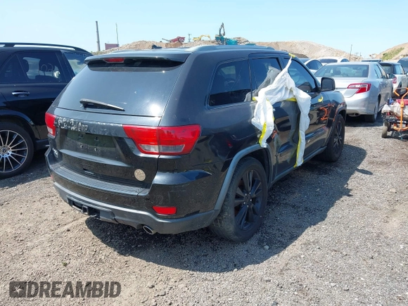 2011 Jeep Grand Cherokee Overland with VIN 1J4RR6GT9BC626061, listed as a IAAI auction lot 42372375 with 125,745 mi miles and . Bid and sale history available at DreamBid. Image 4.