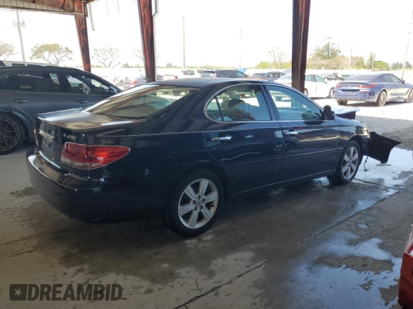 2005 Lexus ES 350 with VIN JTHBA30G155119639, listed as a Copart auction lot 48170005 with 128,335 mi miles and Salvage title. Bid and sale history available at DreamBid. Image 3.